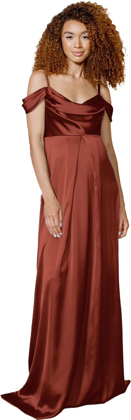 Maternity Sienna Satin Dress | Made To Order - Image 104