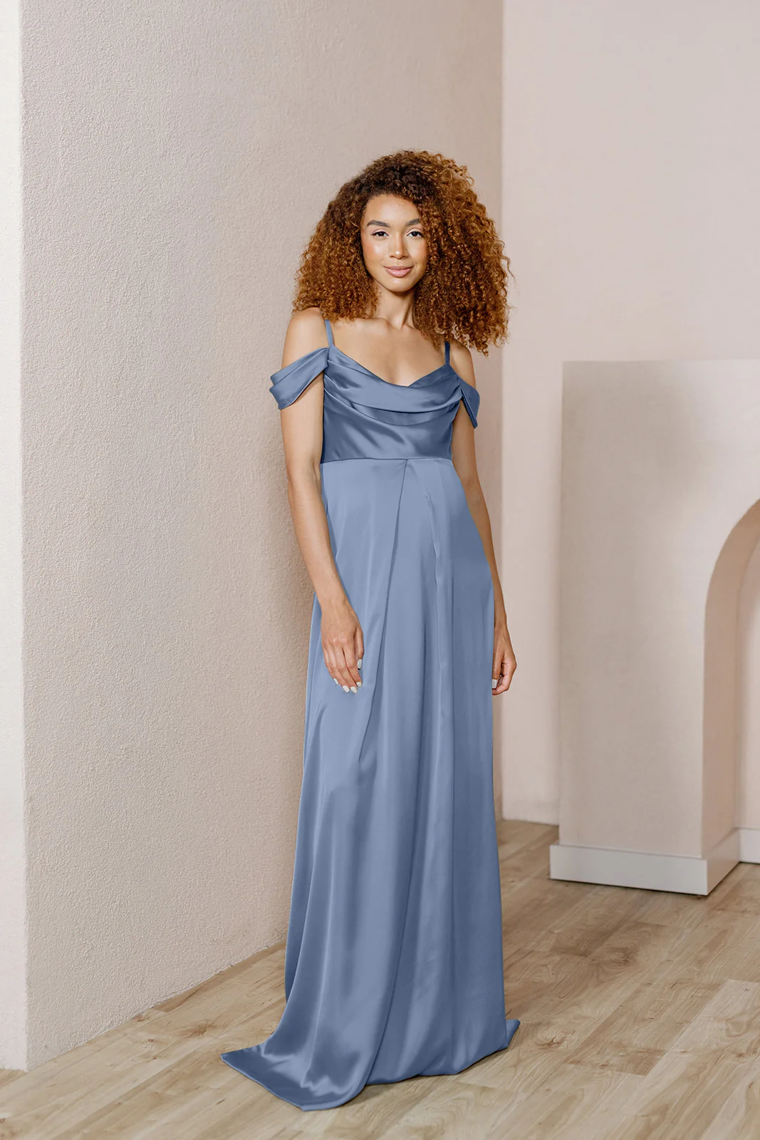 Maternity Sienna Satin Dress | Made To Order - Image 11