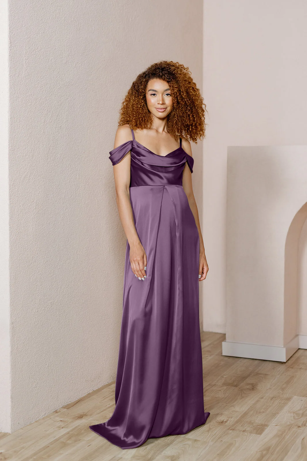 Maternity Sienna Satin Dress | Made To Order - Image 17
