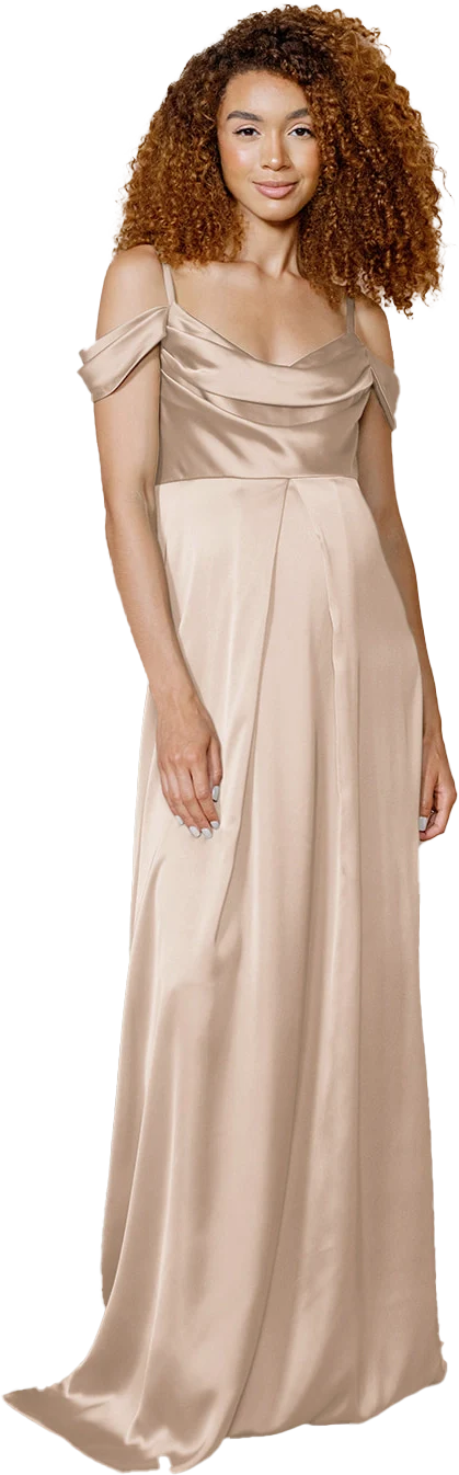 Maternity Sienna Satin Dress | Made To Order - Image 77