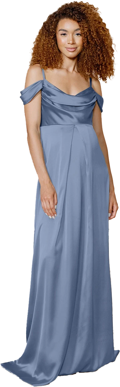Maternity Sienna Satin Dress | Made To Order - Image 80
