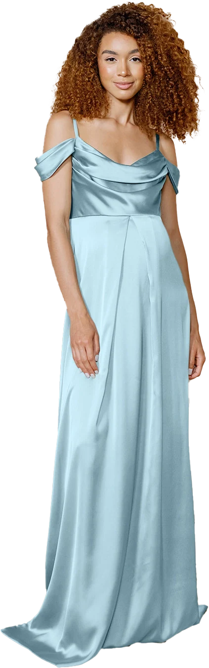 Maternity Sienna Satin Dress | Made To Order - Image 81