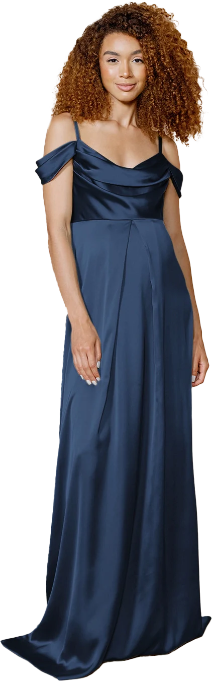 Maternity Sienna Satin Dress | Made To Order - Image 88