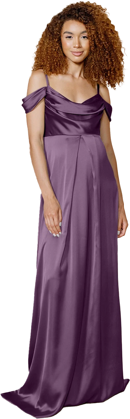 Maternity Sienna Satin Dress | Made To Order - Image 92