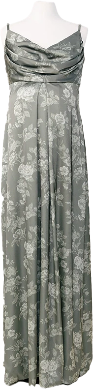 Maternity Skye Satin Floral Print Dress | Made To Order - Image 33