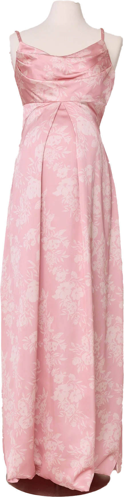 Maternity Skye Satin Floral Print Dress | Made To Order - Image 48