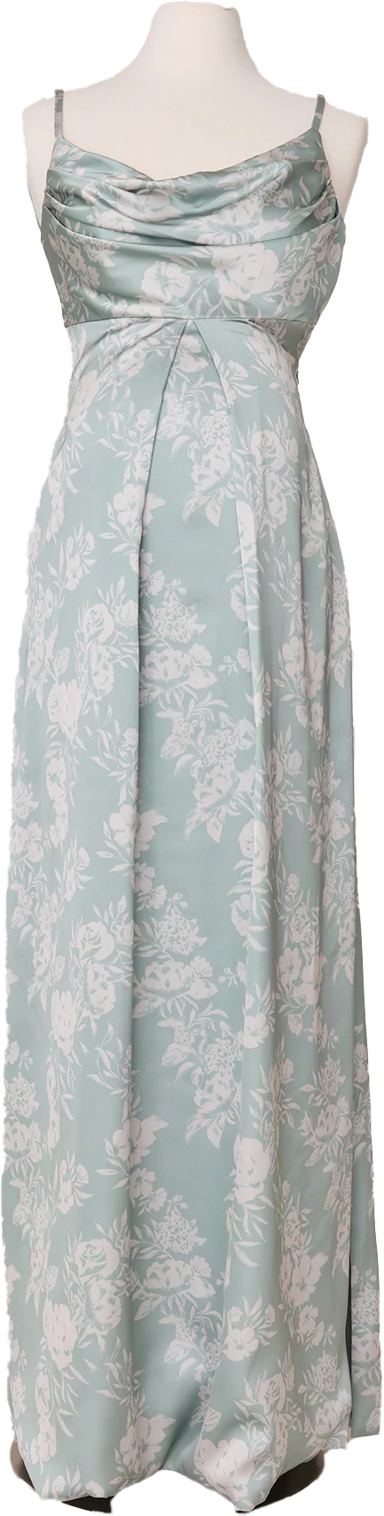 Maternity Skye Satin Floral Print Dress | Made To Order - Image 52