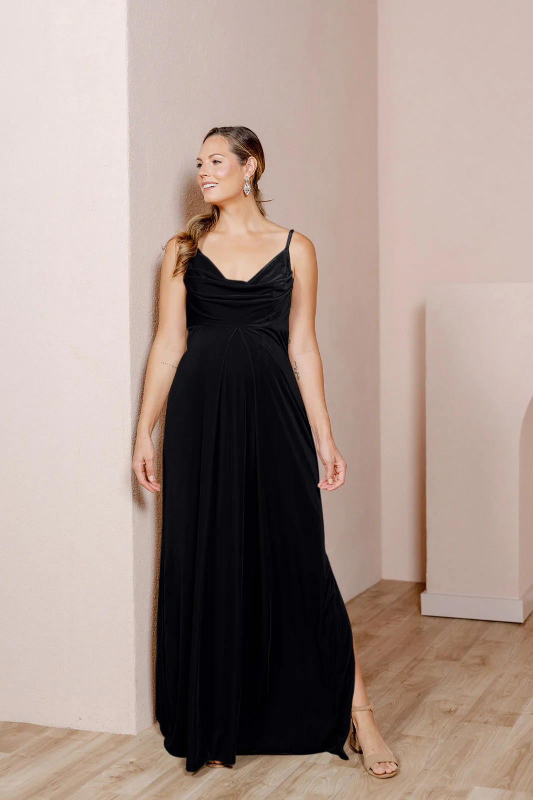 Maternity Skye Velvet Dress | Made To Order - Image 8