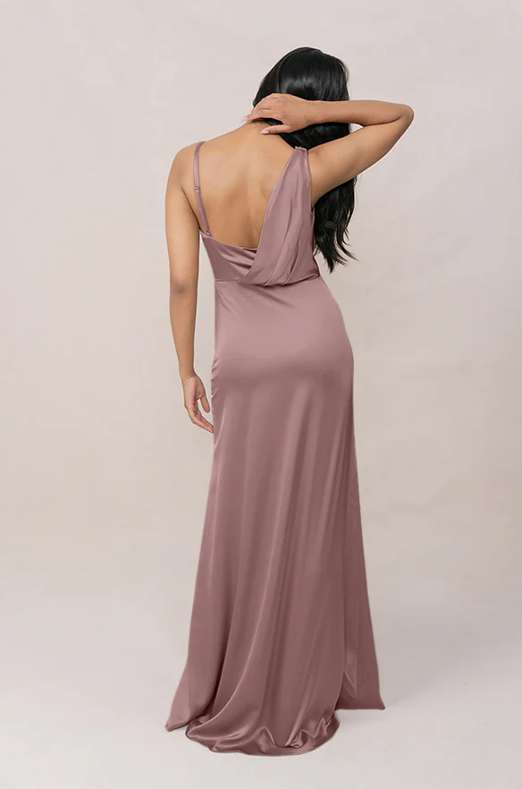 Maxine Satin Dress | Made To Order - Image 128