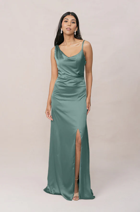 Maxine Satin Dress | Made To Order - Image 129