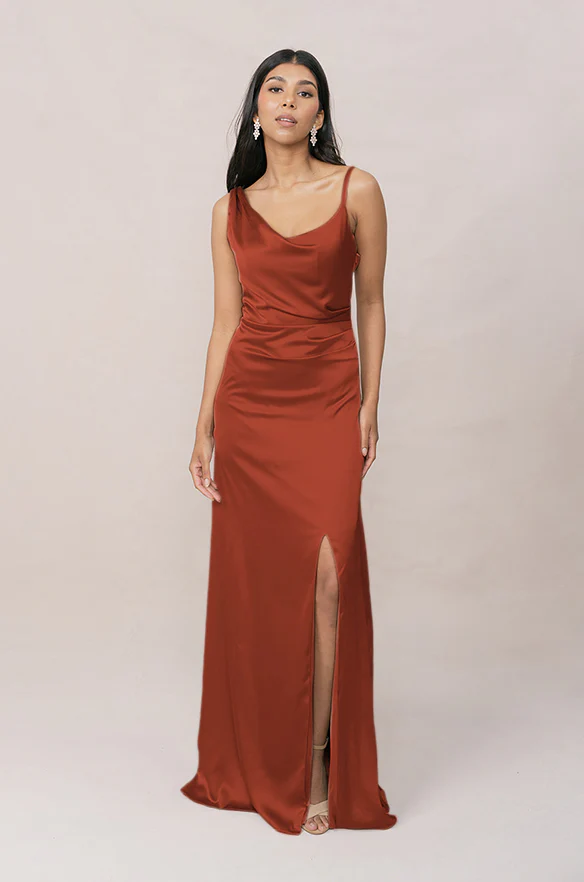Maxine Satin Dress | Made To Order - Image 133