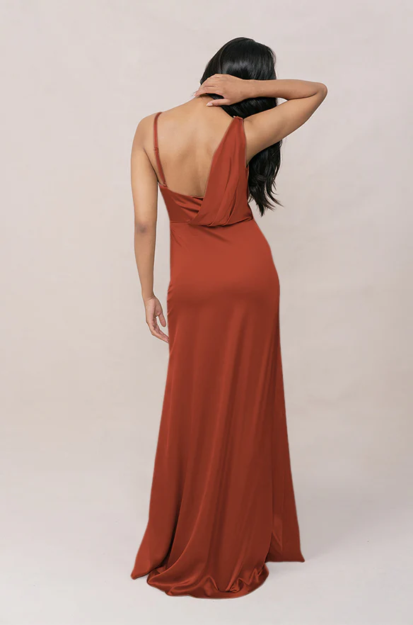 Maxine Satin Dress | Made To Order - Image 134