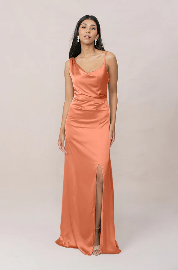 Maxine Satin Dress | Made To Order - Image 143