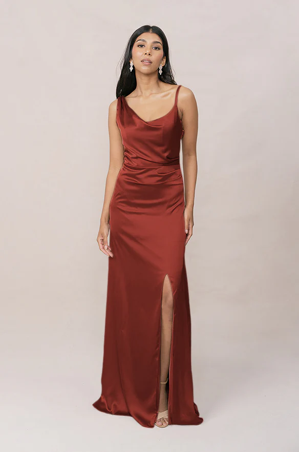 Maxine Satin Dress | Made To Order - Image 147