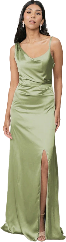 Maxine Satin Dress | Made To Order - Image 169