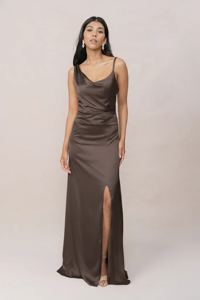 Maxine Satin Dress | Made To Order - Image 172