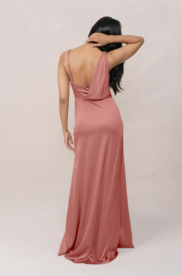 Maxine Satin Dress | Made To Order - Image 78