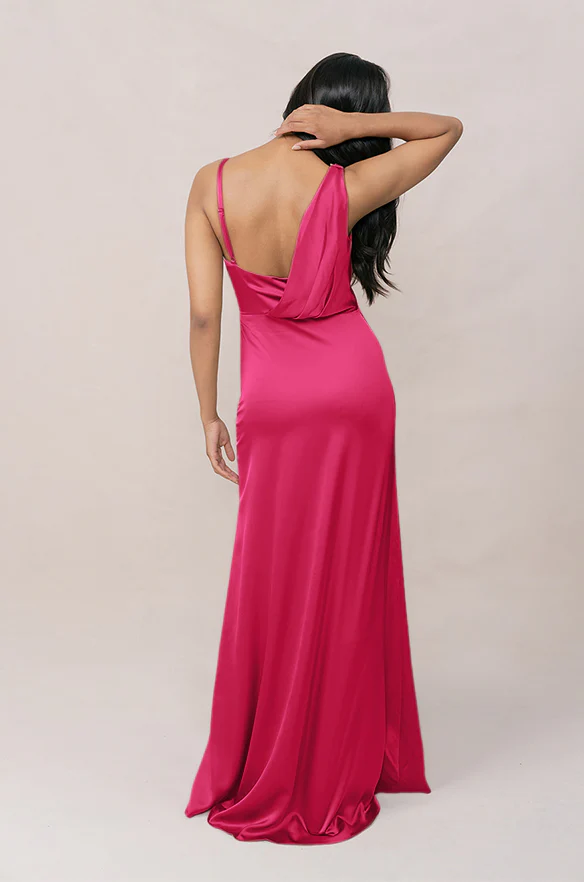 Maxine Satin Dress | Made To Order - Image 98