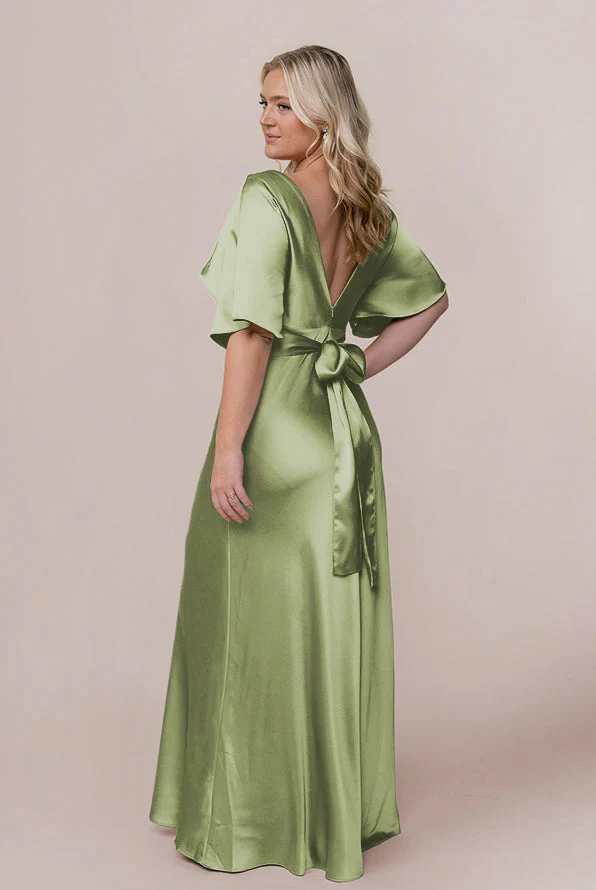 Maya Satin Dress | Made To Order - Image 110