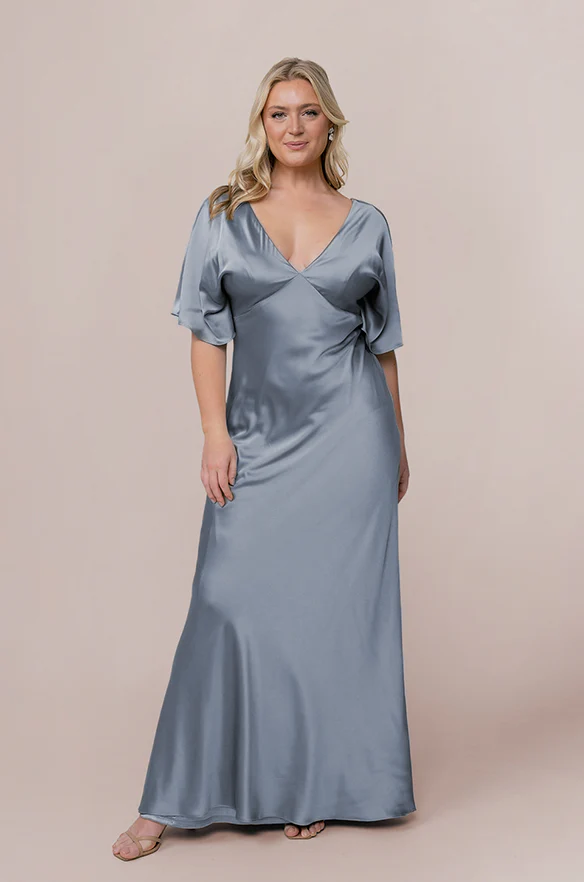 Maya Satin Dress | Made To Order - Image 43