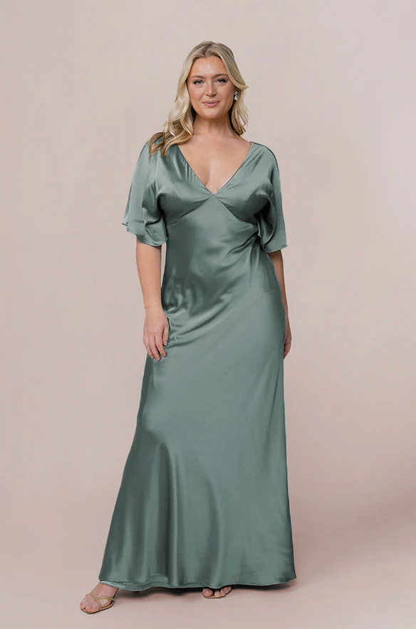 Maya Satin Dress | Made To Order - Image 44