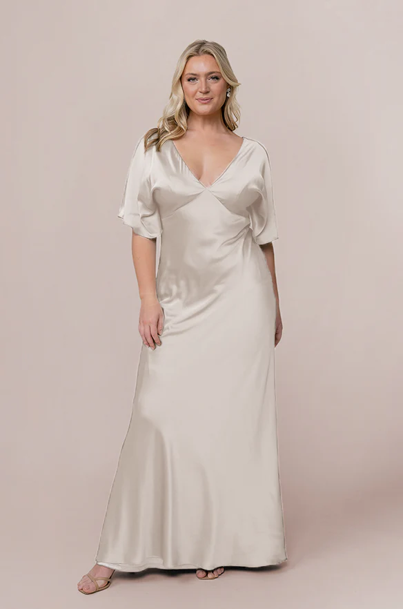 Maya Satin Dress | Made To Order - Image 45