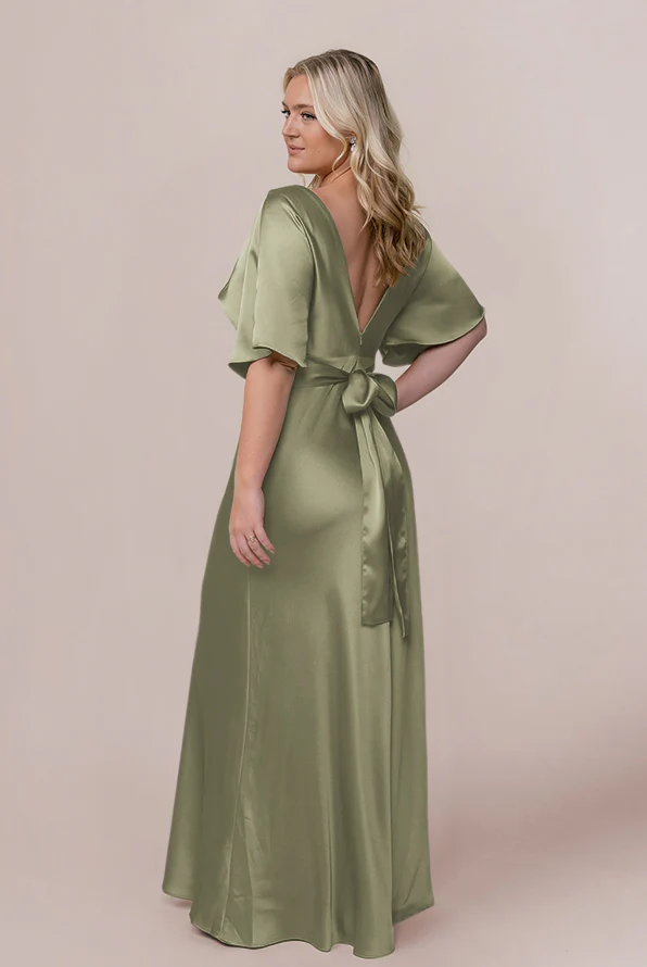 Maya Satin Dress | Made To Order - Image 54