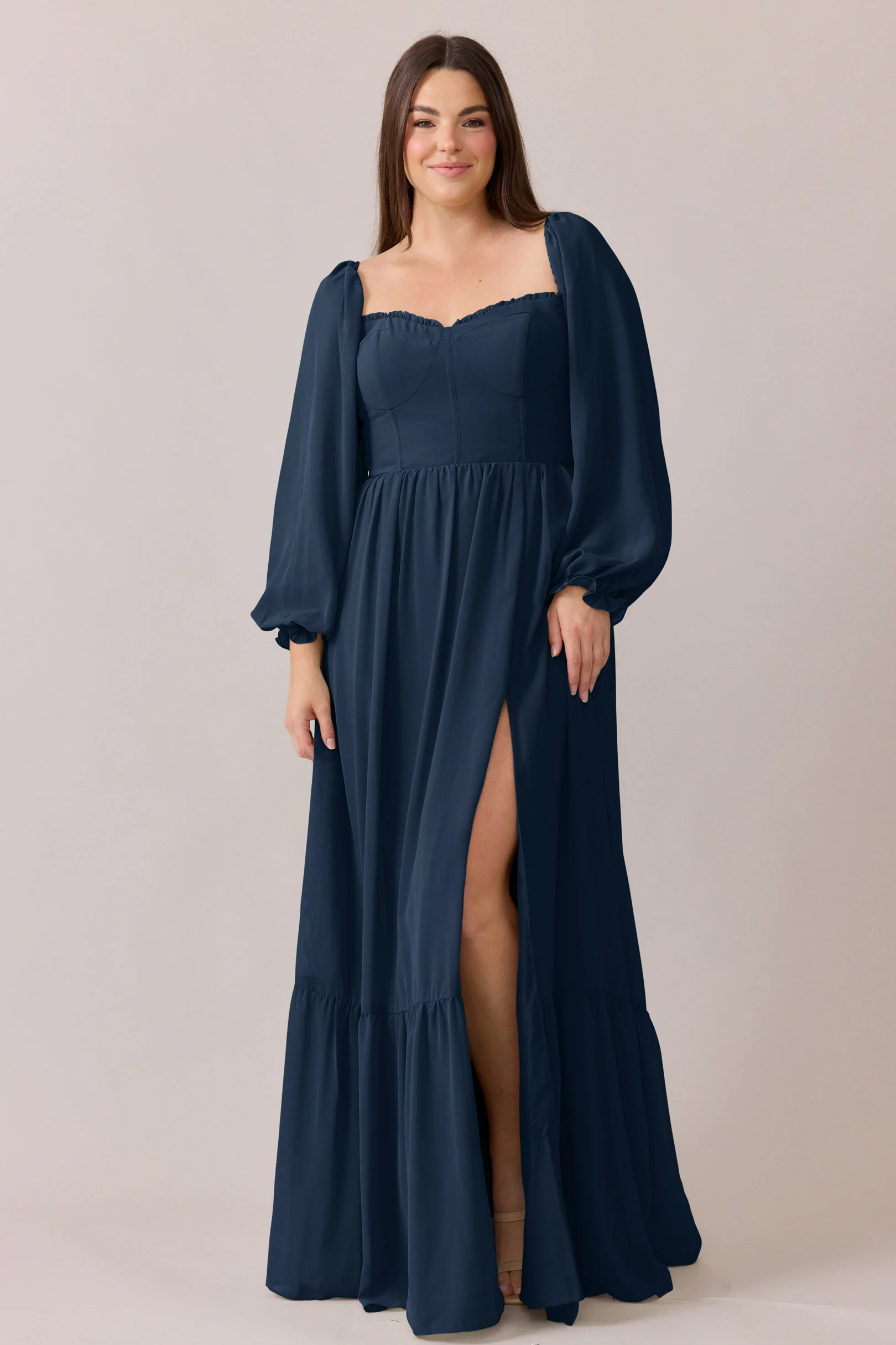 Chiffon Mega Swatch | Ready To Ship | Romantic Blue - Image 2