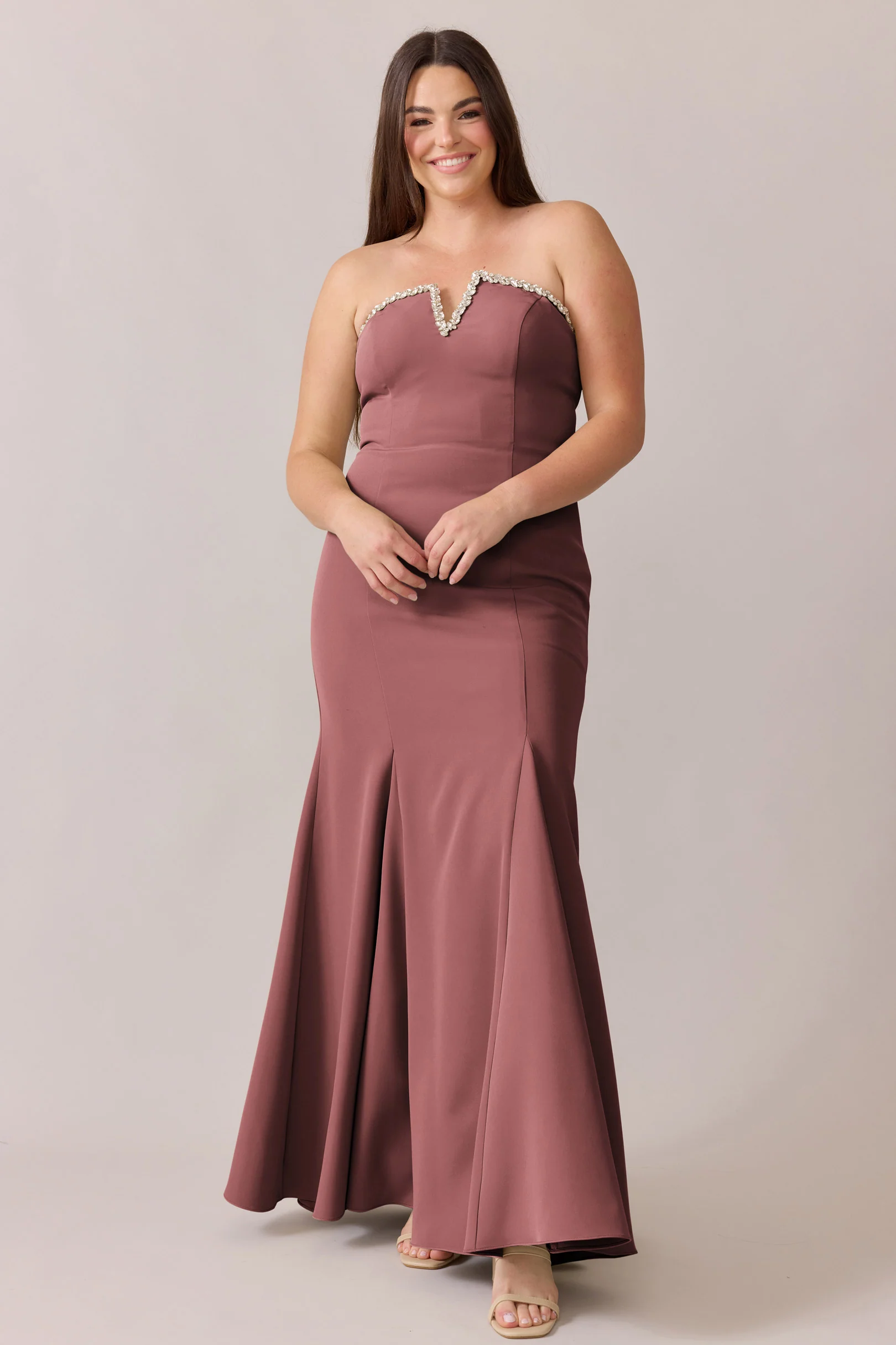 Crepe Mega Swatch | Ready To Ship | Dusty Rose - Image 2