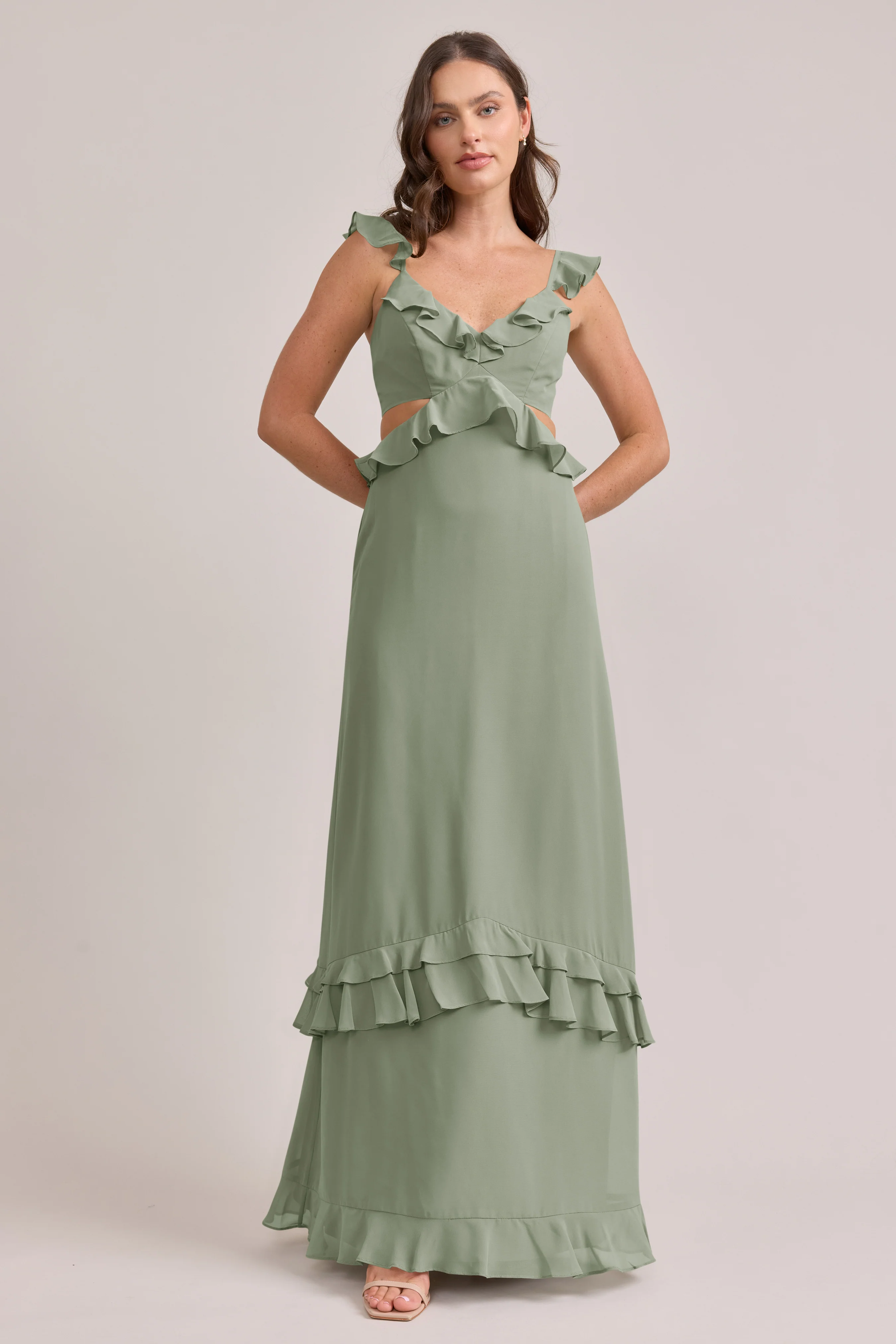 Mia Chiffon Dress | Made To Order - Image 79