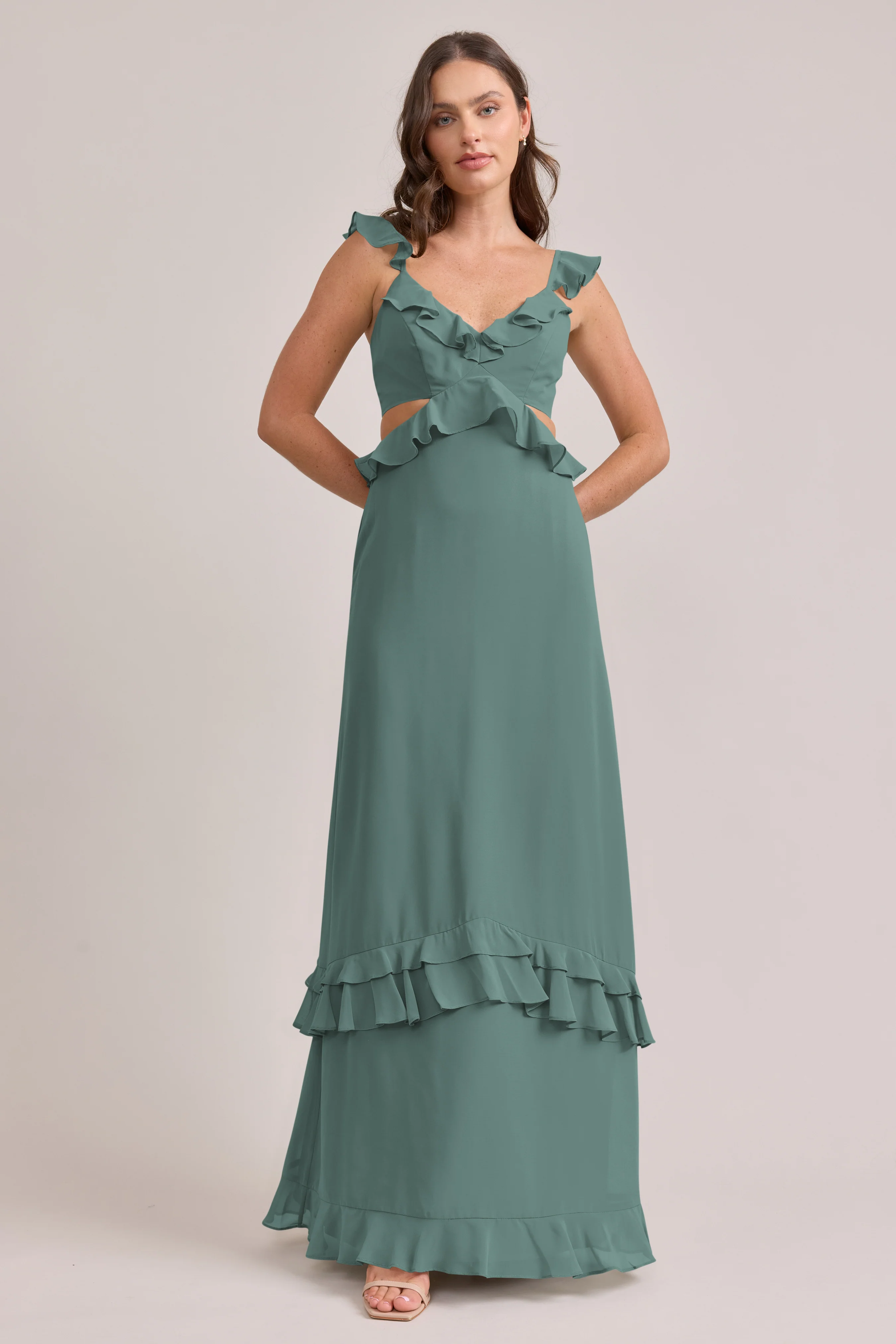 Mia Chiffon Dress | Made To Order - Image 97