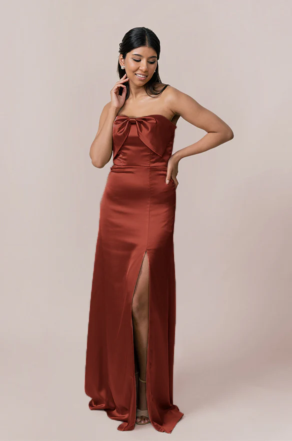 Monroe Satin Dress | Made To Order - Image 36