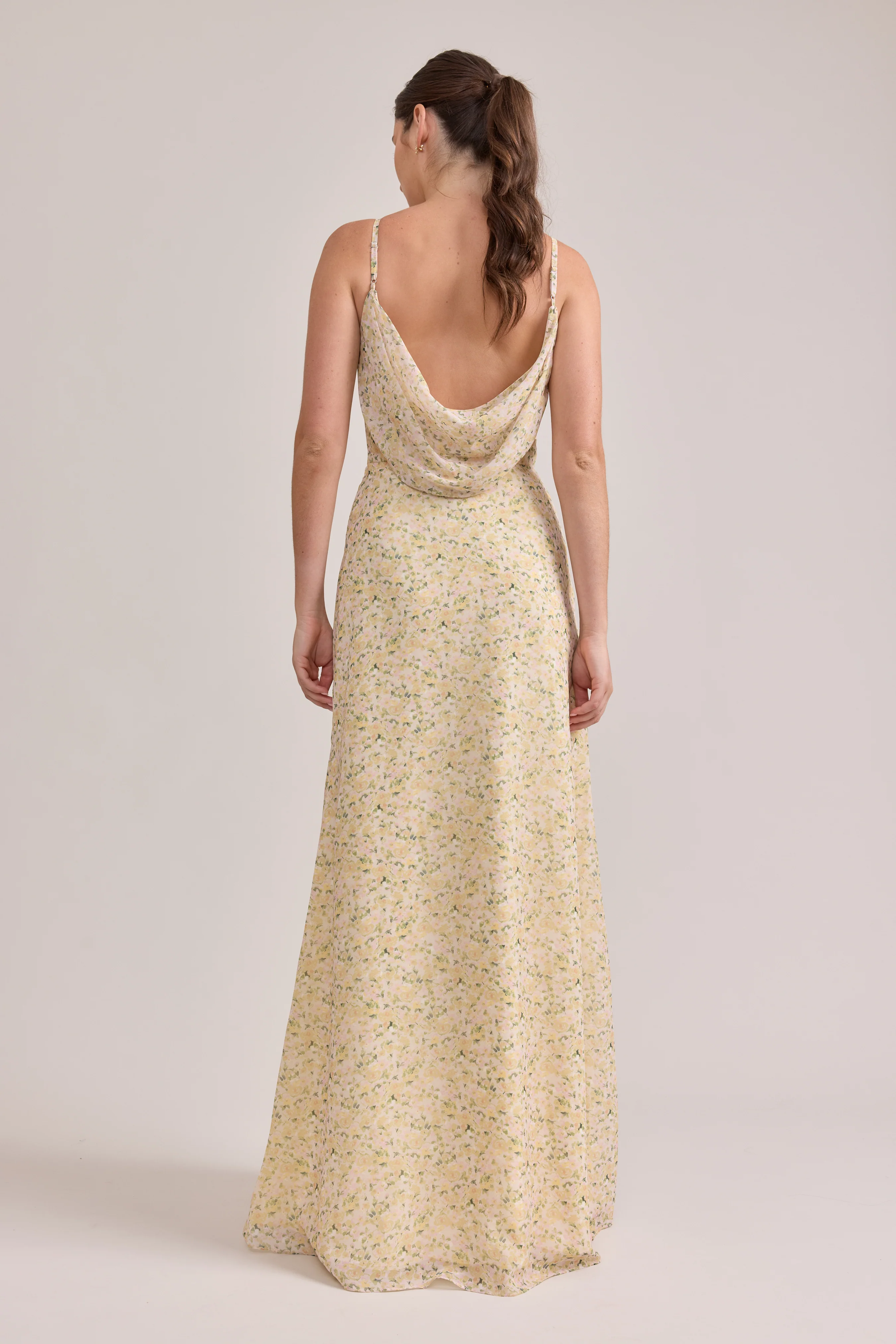 Nadia Chiffon Floral Print Dress | Made To Order - Image 30