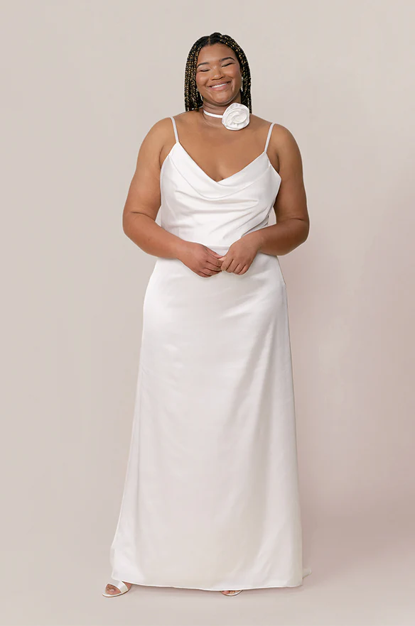 Nadia Satin Bridal Gown | Made To Order - Image 5