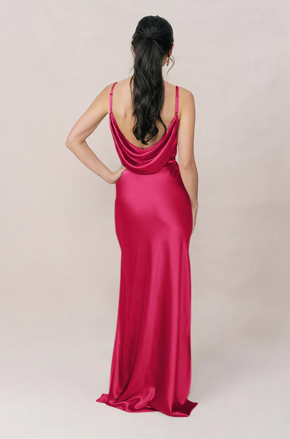 Nadia Satin Dress | Made To Order - Image 105