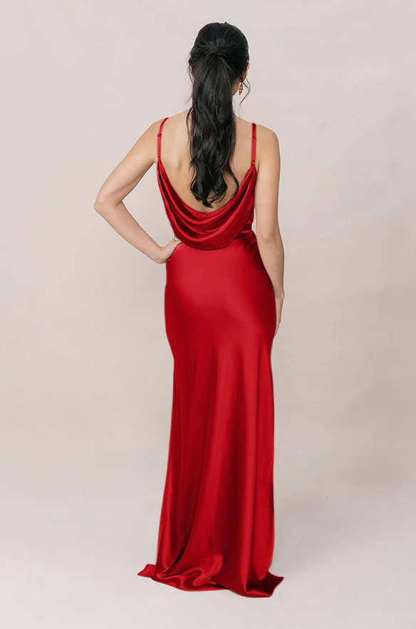 Nadia Satin Dress | Made To Order - Image 131
