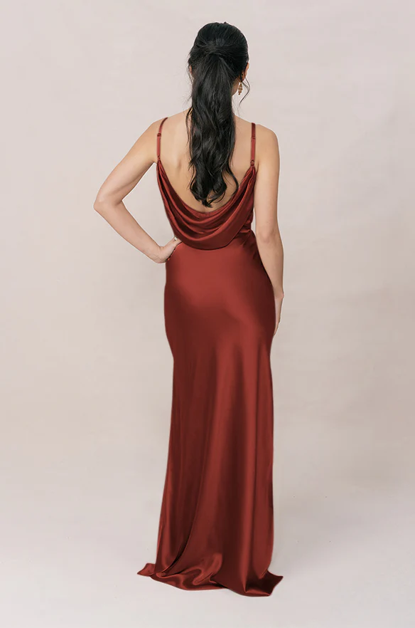 Nadia Satin Dress | Made To Order - Image 155