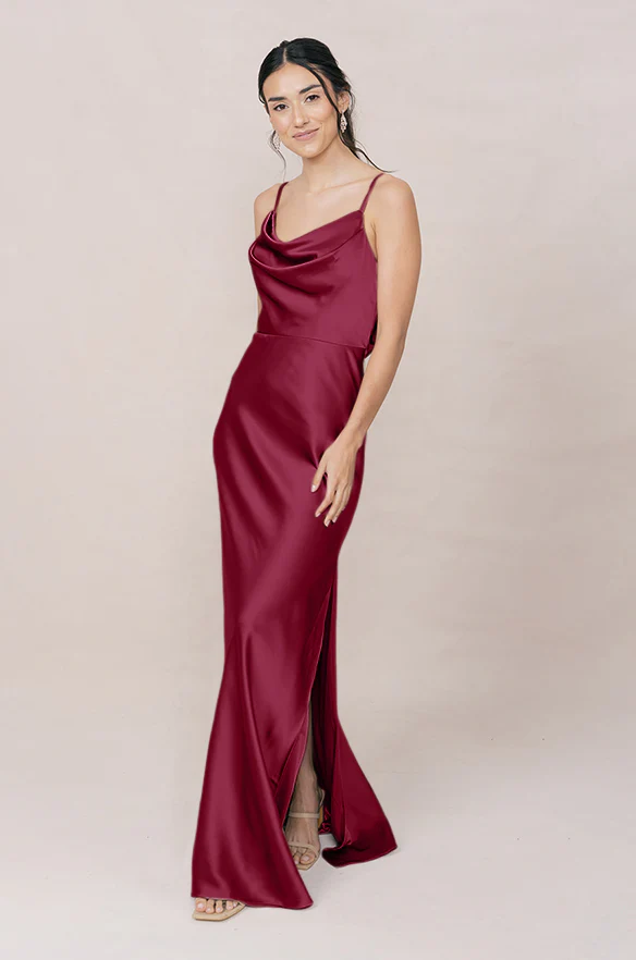 Nadia Satin Dress | Made To Order - Image 66