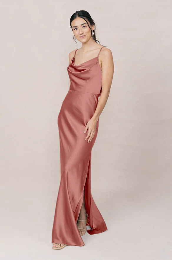 Nadia Satin Dress | Made To Order - Image 84