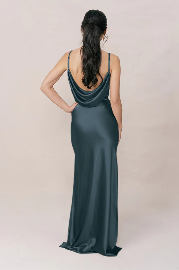 Nadia Satin Dress | Made To Order - Image 93
