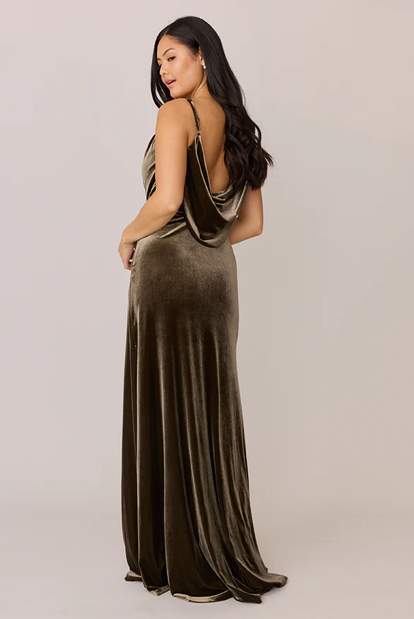 Nadia Velvet Dress | Made To Order - Image 3
