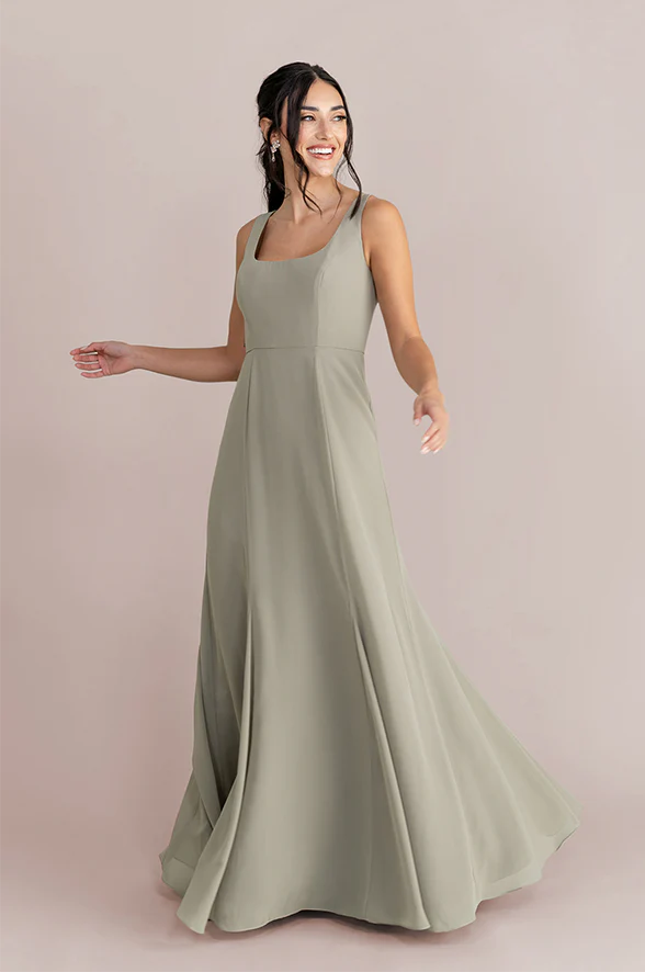 Nicole Chiffon Dress | Made To Order - Image 10