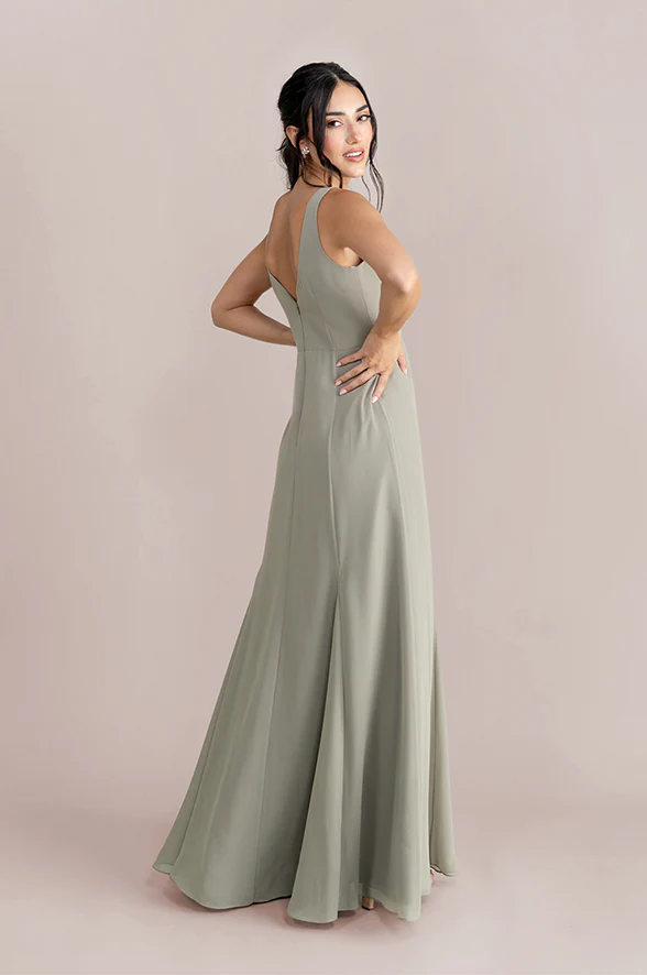 Nicole Chiffon Dress | Made To Order - Image 11