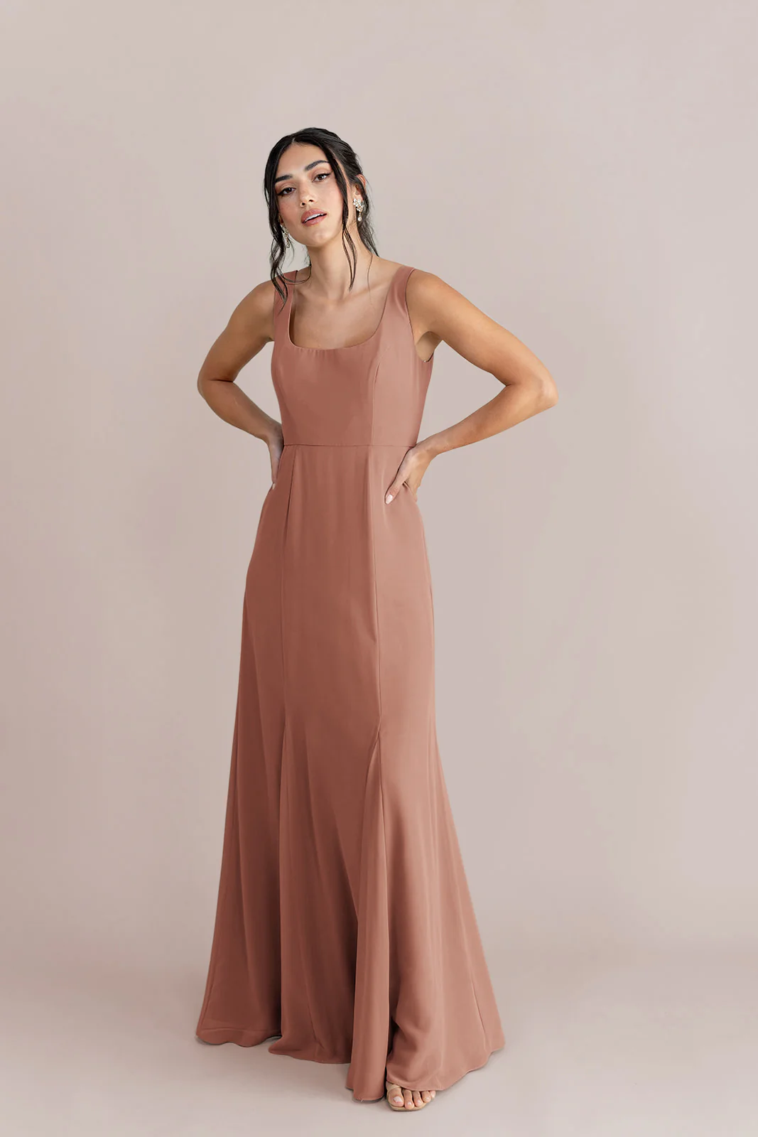 Nicole Chiffon Dress | Made To Order - Image 26
