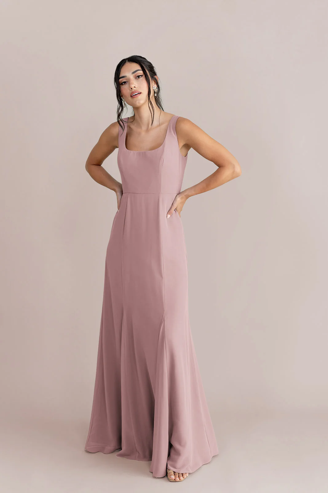 Nicole Chiffon Dress | Made To Order - Image 46