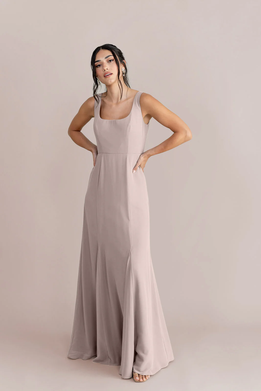 Nicole Chiffon Dress | Made To Order - Image 55