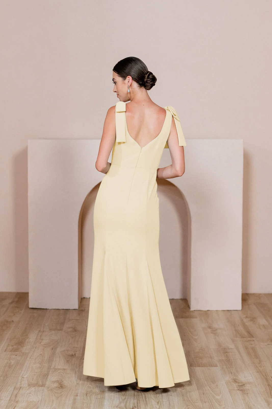 Nicole Crepe Dress | Made To Order - Image 173