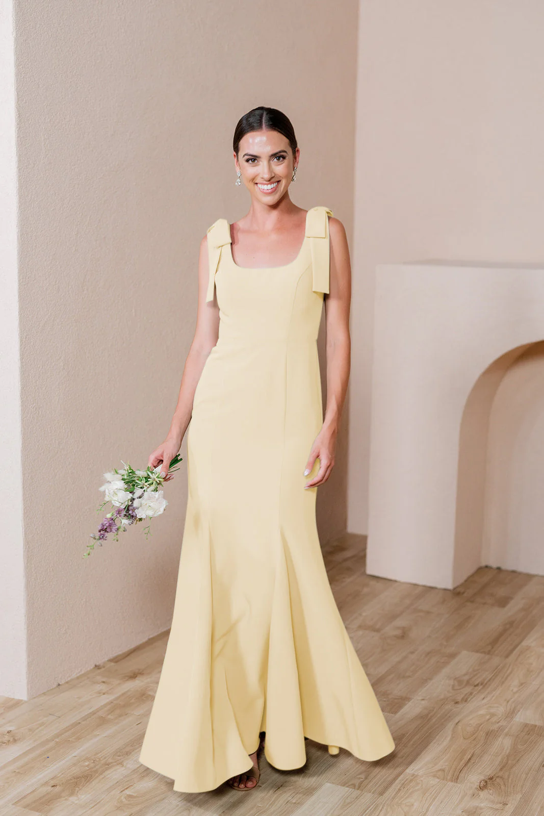 Nicole Crepe Dress | Made To Order - Image 174