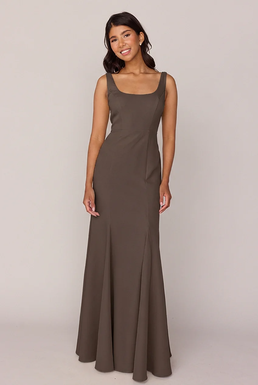 Nicole Crepe Dress | Made To Order - Image 180