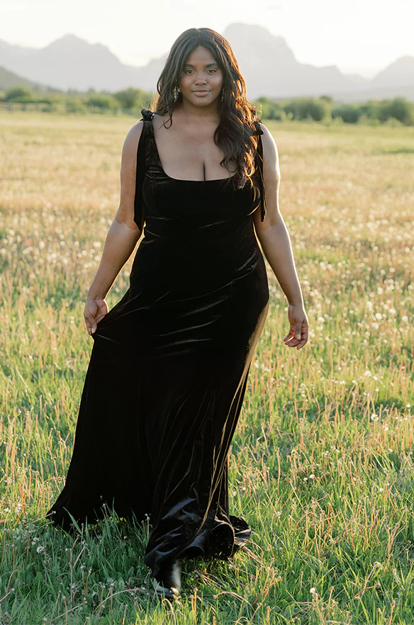Nicole Velvet Dress | Made To Order - Image 3